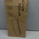 Vacuum Sealer Machine for Food, 80KPA Powerful 8-in-1 Automatic Vacuum Food Sealer with Dry & Moist Modes, Bag Storage, Cutter, Digital Countdown, 20 Pre-Cut Bags & External Air Suction Hose (Silver)