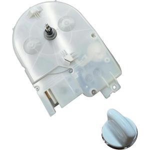 WH12X10527 Timer for GE Series Washing Machines Replacement Kit, Replaces Parts 175D6604P053,AP5645215,2319492,PS4704240 Etc(With WH01X10310 Genuine OEM White Timer Knob)