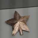 10" Luxury Christmas Tree Topper - Handmade Tree Star - Rose Treetop - Elegant Stars for Medium Large Christmas Tree - Lightweight Tinsel Shiny Pink Top Star - Xmas Ornaments - Holiday Decor (10 inch)