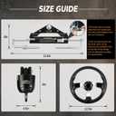 100HP/150HP/300HP Hydraulic Outboard Steering Kit, Marine Hydraulic Steering System with Bi-Directional Locking Cylinders and High Strength Nylon Hose, Single Station, Single Engine Use