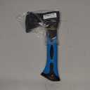 10 Outdoor Hatchet Forged Carbon Steel Heat Treated Hand Tool, Fiberglass Shock Reduction Handle with Anti-Slip Grip, Blue