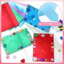 60 Set /226 Pcs Graduation Paper Picture Frames Craft Kit with Easel 4x6 Paper Photo Cards with 4 Stickers 150 Stickers 12 Pens for Graduation End of The Year DIY Crafting Classroom Picture