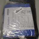 Patient Lift Sling with Commode Opening for Transferring,Positioning,Lifting,Showering,Toileting,with 1pc Easy Slide Glove, Black, Large