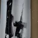 44" Black+Gold Wagon Wheel Chandelier with Fans, Farmhouse Ceiling Fan with 16-Lights and Remote, Adjustable Height, Rustic Chandelier for Living Room Bedroom, 6-Speed Reversible Large Fandelier