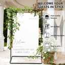 Wedding Welcome Sign Stand, 69" Wedding Sign Holder for Seating Charts ,Welcome to Our Wedding Sign Stand for Event Decor,Welcome Sign Stand for Party to Welcome Guests