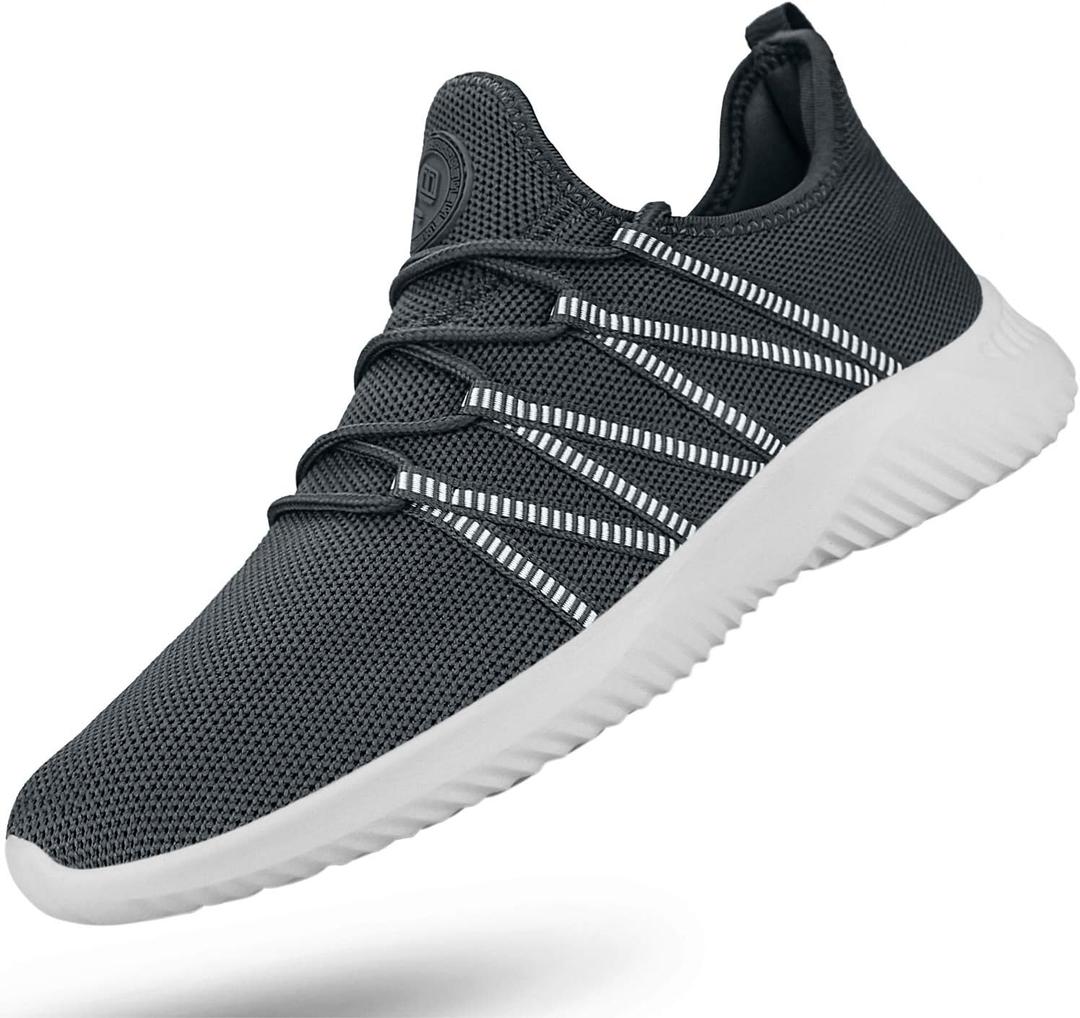Feethit Mens Slip On Running Shoes Breathable Lightweight Comfortable Fashion Non Slip Sneakers for Men, size 43