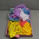 Princess Dress Up Clothes for Little Girl Gift Set, Princess Dress Up Toys Role Play Costume for Toddler Girls, Birthday Christmas Party