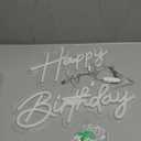 Happy Birthday Neon Sign, 31"x15"Happy Birthday Led Sign for Backdrop Party Wall Decor with Dimmable Switch - Brightness Adjustable 2PCS Happy Birthday Light Up Sign Party Decoration (USB Powered)