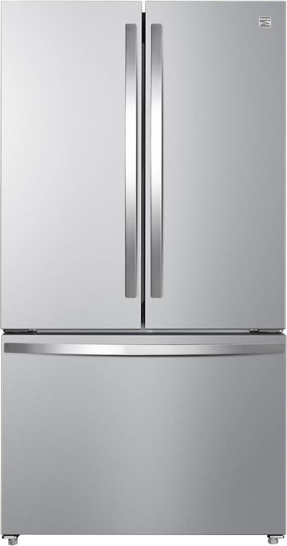 Kenmore 36" French Door Refrigerator with Freezer - Accela Chill, Adjustable Shelving, Humidity Controlled Crispers, ENERGY STAR Certified, 20.3 cu. ft. Capacity, Fingerprint Resistant Stainless Steel