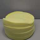 Round Foam Cushion Yellow,High Density Upholstery Foam for Bar Stool,Ottoman,Sofa,Chair,Thickness 1"/2"3"/4"/5"/6",Cut to Any Size Memory Foam (4" Thick - 12"x12")