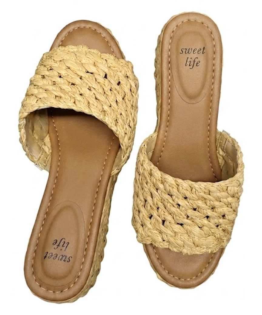 Sweet life, Lisa, Flip flop, Size:8.5, Beige