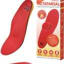 Metatarsalgia Insoles for Ball of Foot Pain,Morton's Neuroma,Arch Supports Insoles,Orthotic Insoles,Men Women Shoe Insert for Metatarsal,Foot Pain Relief (G(Men's 10-10.5 / Women's 11.5-12)--290mm)