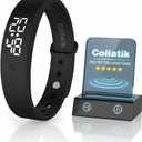 Vibrating Alarm Wristband Deaf People Watch Band Fit Sleeps Rise Silent Shock Clock Bracelet Bands for Heavy Sleepers Wearable Wrist Band That Won't Wake Partner Vibration Bed Shaker