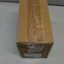 EHWINE 8 Pack 46 Clear Acrylic Sign Holder with Gold Borders and Vertical Stand, Double Sided Table Menu Holders Picture Frames for Wedding Table Numbers, Restaurant Signs, Photos and Art Display