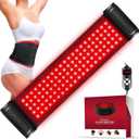 Red Light Therapy for Body, Infrared Light Therapy for Shoulder Waist Muscle Pain Relief, Upgraded 3 in 1 Led Beads, 660nm Red Light &850nm Near Infrared Light Therapy Belt Wrap Timer Remote Control (Black105)