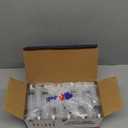 JOLLY CHEF 50Pieces 1.5 oz Clear Plastic Jelly Syringes Shot