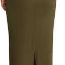 PRETTYGARDEN Women's Off The Shoulder Maxi Dresses 2025 Summer Formal Elegant Cocktail Party Wedding Guest Long Dress (Medium, Army Green)