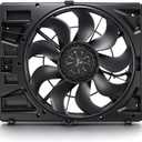 AUTOKAY Engine Cooling Radiator Condenser Fan Assembly for Chevy GMC