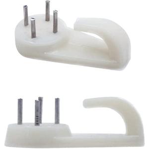 Concrete Wall Hooks，24pcs Invisible Nail Hangers, No Damage Picture Hanger ， Powerful Concrete Hard Drywall Picture Hooks Non-Trace Hanging for Picture Photo Frame Clock Hangers (M)