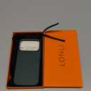 LONLI Classic | Gold-Rated Leather - European Genuine Vele Leather Case for iPhone 17 Pro - [Built-in Camera Control and Compatible with Magsafe] - Green