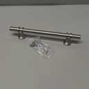 Asidrama 10 Pack 5 Inch(128mm) Brushed Satin Nickel Kitchen Cabinet Handles, Cabinet Pulls Kitchen Cabinet Hardware Cupboard Handles Drawer Pulls