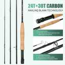 M MAXIMUMCATCH Maxcatch Extreme Fly Fishing Combo Kit, Starter Fly Rod and Reel Outfit, with a Protective Travel Case, 5wt 9‘0“ 4pc Rod,5/6 Reel