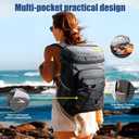 Backpack Cooler Insulated Leak Proof, Lightweight Soft Sided Cooler Backpack for Men Women, Waterproof Beach Cooler Bag Lunch Backpack for Camping Hiking Picnic Fishing Travel Outdoor
