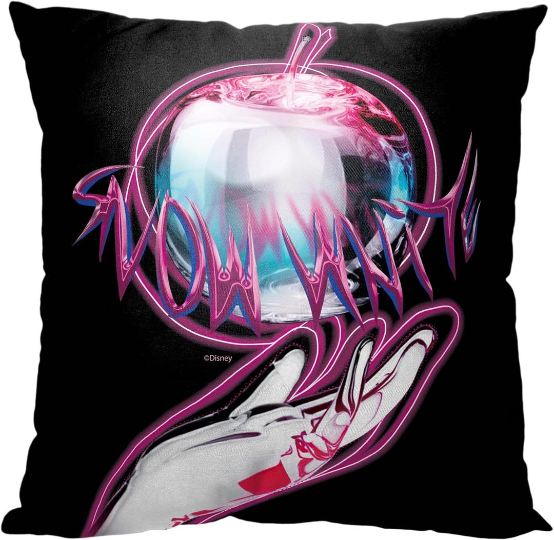 NORTHWEST Disney 100 Pillow, 18" x 18", Crystal Apple
