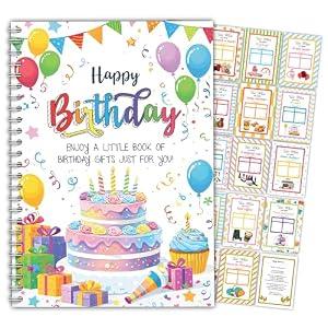 Birthday Gift Card Book 2026, Happy Birth day Gift Card Booklet Holder Organizer, Money Holder Book, Best Friend Birthday Gifts for Women Men Mom Dad Coworker Teen Adult