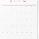Karto Wall Calendar 2026-2027 - Vertical 11x17 inch January 2026 to June 2027 - Boost Your Productivity and Easy Planning with the Aesthetic Monthly Calendar - Two Font Pink