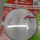 First Alert SMCO210 Sealed 10-Year Battery Combo Smoke and Carbon Monoxide Detector with Slim Profile Design