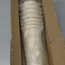 8 Pack Galvanized Metal Vases for Flowers, 9 Inch Flower Bucket with Handles, French Bucket for Home Decor Table Weddings Centerpiece Decorations, Beige