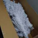 Best Choice Products Artificial Christmas Tree, White 6ft Premium Pine Unlit Holiday Decoration, Full Size Dcor Easy Assembly w/Metal Stand