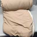 Bedsure Twin/Twin XL Comforter Set, Reversible Khaki Soft Prewashed Bedding for All Seasons, 2 Pieces Warm Down Alternative Bed Set, 1 Lightweight Comforter (68"x88") and 1 Pillowcase