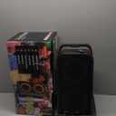 Portable Bluetooth Speaker: 240W Peak Powerful Loud Sound Deep Bass Wireless Boombox Large Subwoofer 15 Hours Battery Life Fast Charging with Led Light Show for Party Outdoor Camping Backyard (Black)