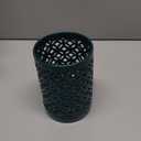 Orchid Pot 4 Inch, Orchid Pots with Holes & Saucers for Repotting, Breathable Slotted Orchid Pots Flower Plant Pot Green