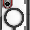 Ghostek Covert Clear Galaxy Z Fold7 Case with Built-in Kickstand, MagSafe and Full Hinge Protection Designed for 2025 Samsung Galaxy Fold 7 (8") (Smoke)