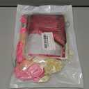 Pink Christmas Decorations Arch Kit, 120 PCS Xmas Balloons with 4D Rose Gold Candy Cane Iridescent Snowflakes, Pastel Pearl Pink Silver Balloons for Gingerbread Decor