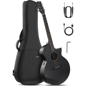 Enya X3 PRO Carbon Fiber 41-Inch Smart Acoustic-Electric Travel Guitar