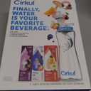 Cirkul 22oz. BPA-Free Plastic Water Bottle Starter Kit with Blue Lid, 2 Flavor Cartridges (1 LifeSip Fruit Punch, 1 FitSip Mixed Berry) No Sugar, Zero Calorie Drink Mix