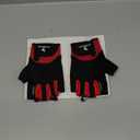 ATERCEL Workout Gloves for Men and Women, Exercise Gloves for Weight Lifting, Cycling, Gym, Training, Breathable and Snug fit (Red)