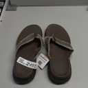 Skechers Men's USA Parson Sd - Gino Thong Sandal With Frayed Edges (11, Choc)