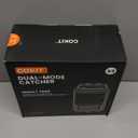 Indoor Insect Trap, Dual-Mode Fruit Fly Trap with Suction, Bug Light, and 6 Glue Boards, Non-Zapper Mosquito, Gnat, Moth, and Fruit Fly Catcher (2 Pack)