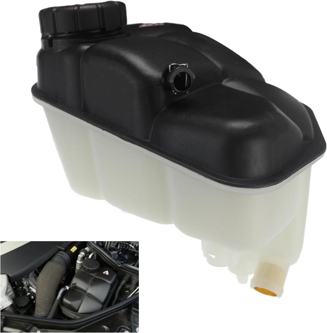2115000049 Engine Coolant Reservoir Tank with Cap Compatible with 2002 - 2011 Mercedes-Benz CLS350 CLS500 CLS550 CLS63 AMG E280 E300 E320 E350 E500 E55 AMG E550 E63 AMG | Replaces# 603-283