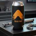 Black Beer Can Coolers Neoprene Can Sleeves Collapsible Insulated Coolers Bulk 35, Black