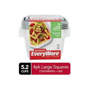GadgetsGoodCook EveryWare™ Large Storage Container Set 4 pack