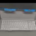 iClever BK10 Bluetooth Keyboard, Universal Bluetooth 5.1 Wireless Keyboard with Number Pad, Ergonomic Design, Multi-Device Compatibility, Stable Connection for Mac, iPad, iPhone, Android, Windows (silver)