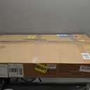 Cat Litter Box Enclosure, Hidden Litter Box Furniture with Scratch Pad, Farmhouse Indoor Cat House Washroom End Table, White