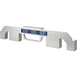 6-in-1 Stud Layout Tool for Framing, Fits 12/14/16/18/20/24 in On-Center Spacing, Labeled Cast Aluminum Framing Jig, Heavy-Duty Rust-Resistant, Portable Carpenter Tool w/U-Handle