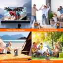 Transparent Wireless Bluetooth Speaker Portable Mini Speaker with LED Colorful Lights Stereo Sound TWS Small Speakers for Office, Party Camping, Shower, Home, Travel